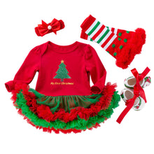 Load image into Gallery viewer, Christmas Costume Baby Girls